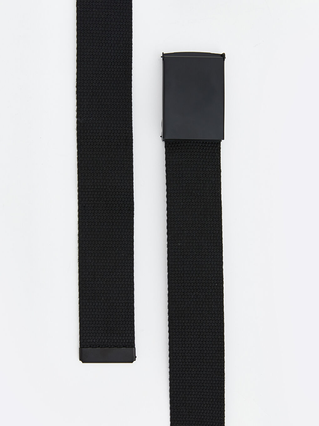 Siyah Ayarlanabilir Kayışlı Erkek Kemer-2