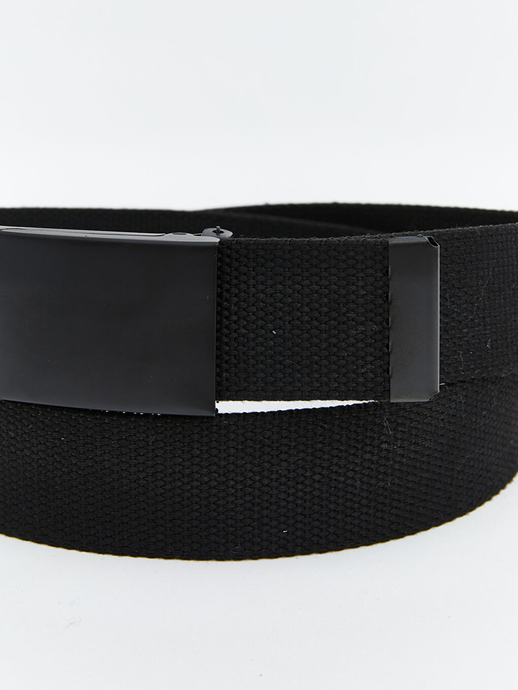 Siyah Ayarlanabilir Kayışlı Erkek Kemer-3