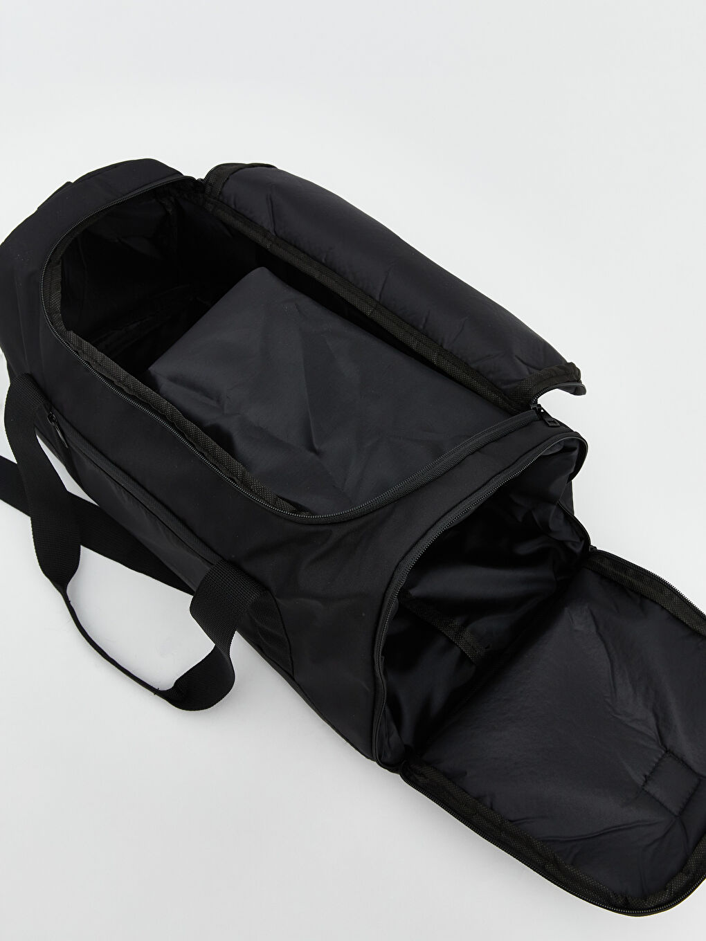 Siyah Çok Bölmeli Erkek Spor Çanta-2