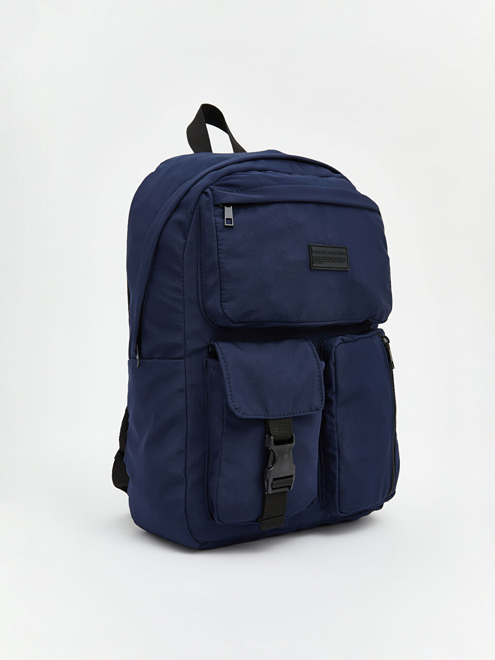 Lacivert Çok Gözlü Erkek Sırt Çantası-1