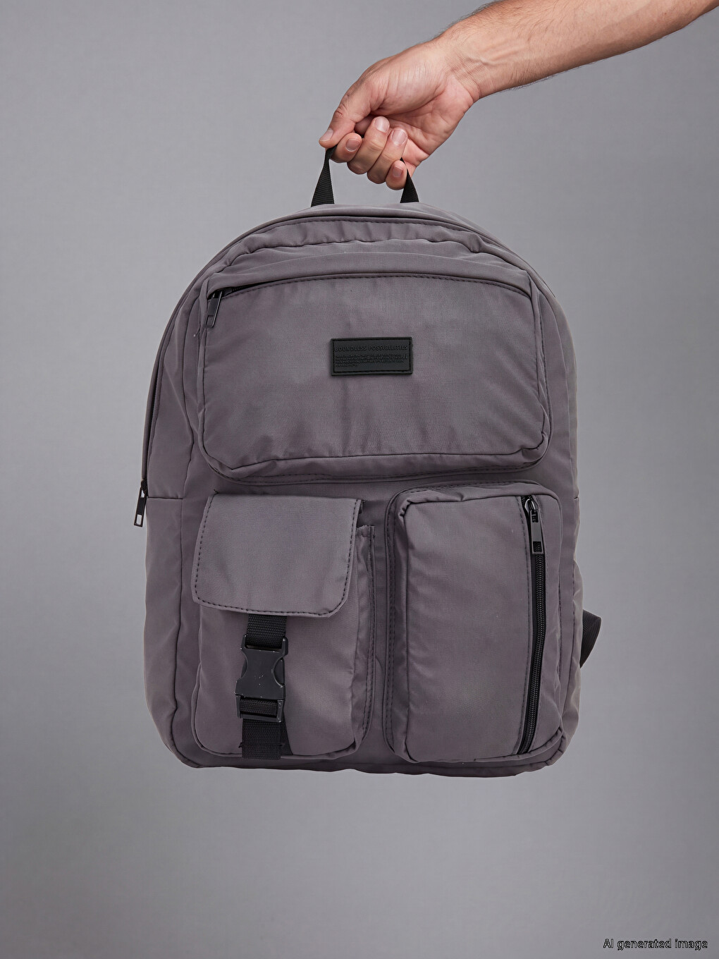 Multi-compartment Men's Backpack