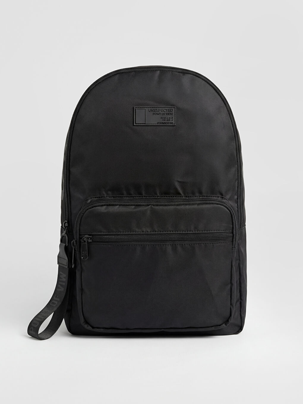Siyah Fermuarlı Erkek Sırt Çantası