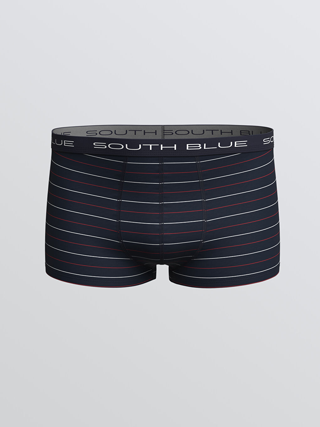 Lacivert Standart Kalıp Pamuklu Esnek Erkek Boxer 3'lü-1