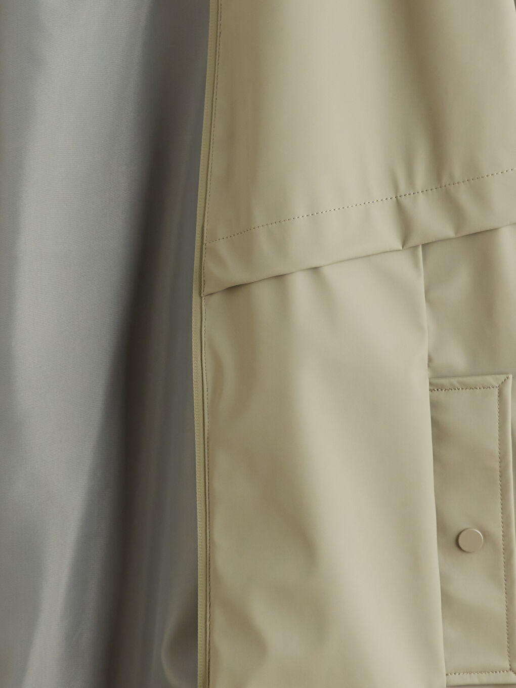 Frau KHAKI Regenmantel-6