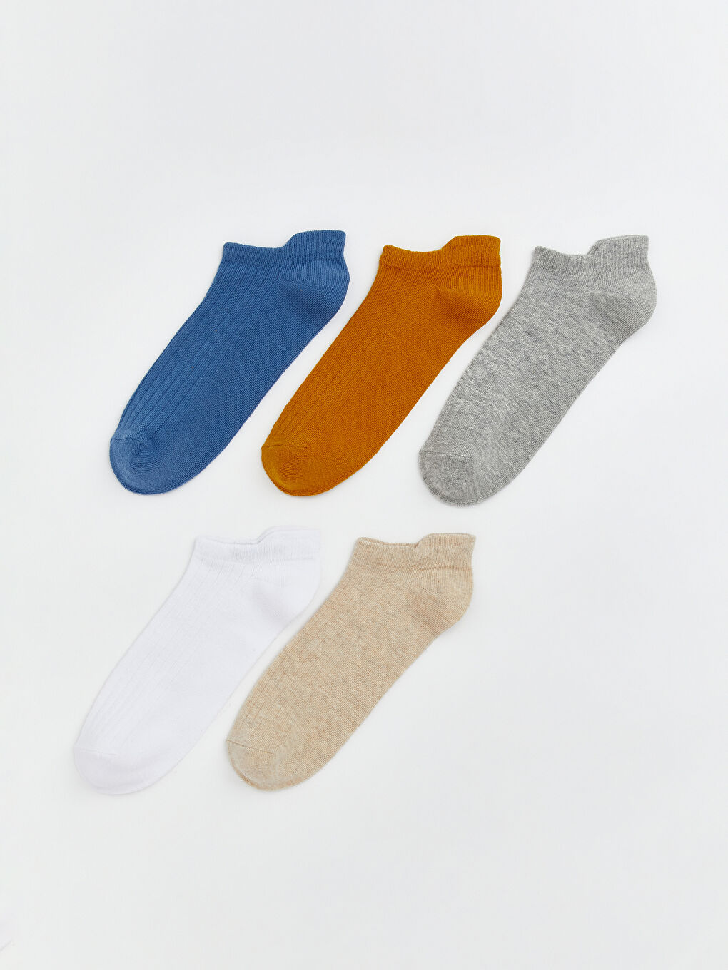 Karışık Basic Erkek Çocuk Patik Çorap 5'li