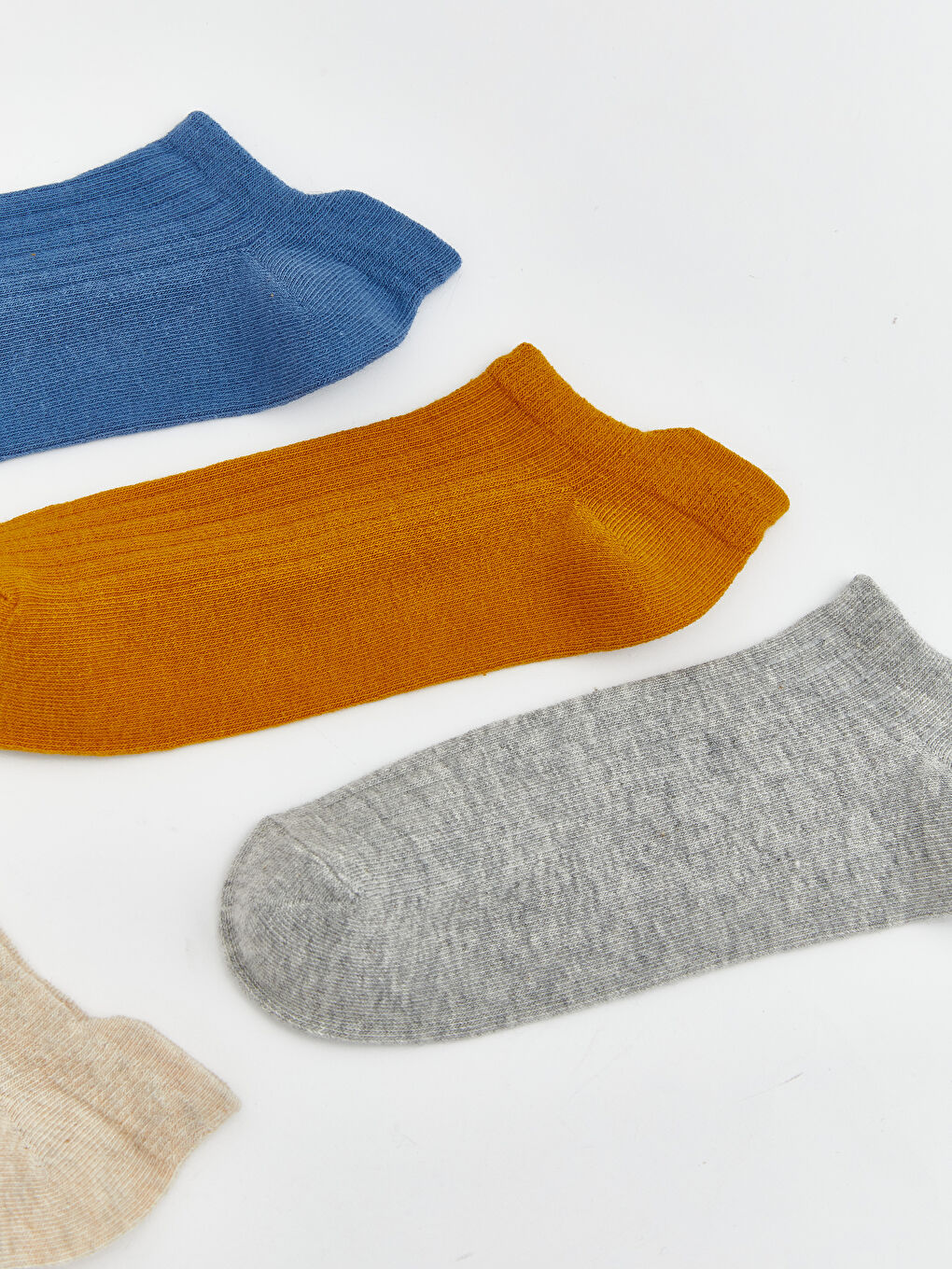 Karışık Basic Erkek Çocuk Patik Çorap 5'li-1