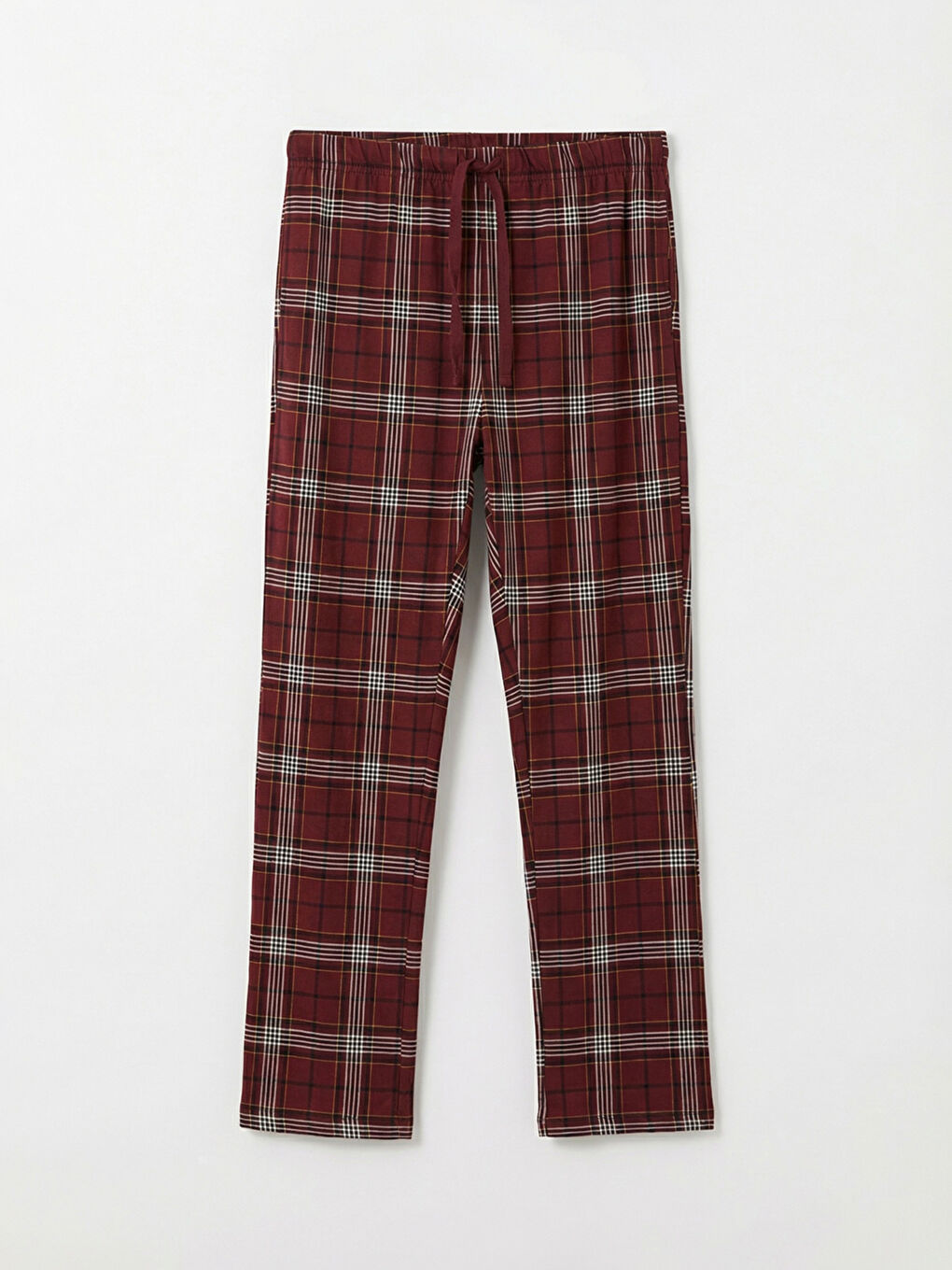 Bordo Standart Kalıp Erkek Pijama Takım-3