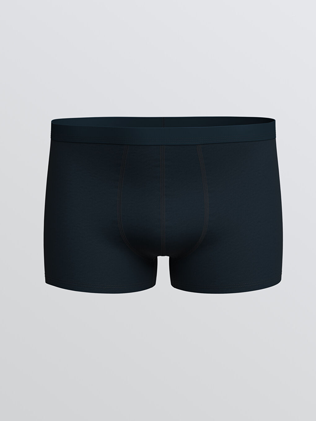 Lacivert  Standart Kalıp Pamuklu Esnek Erkek Boxer 5'li-2
