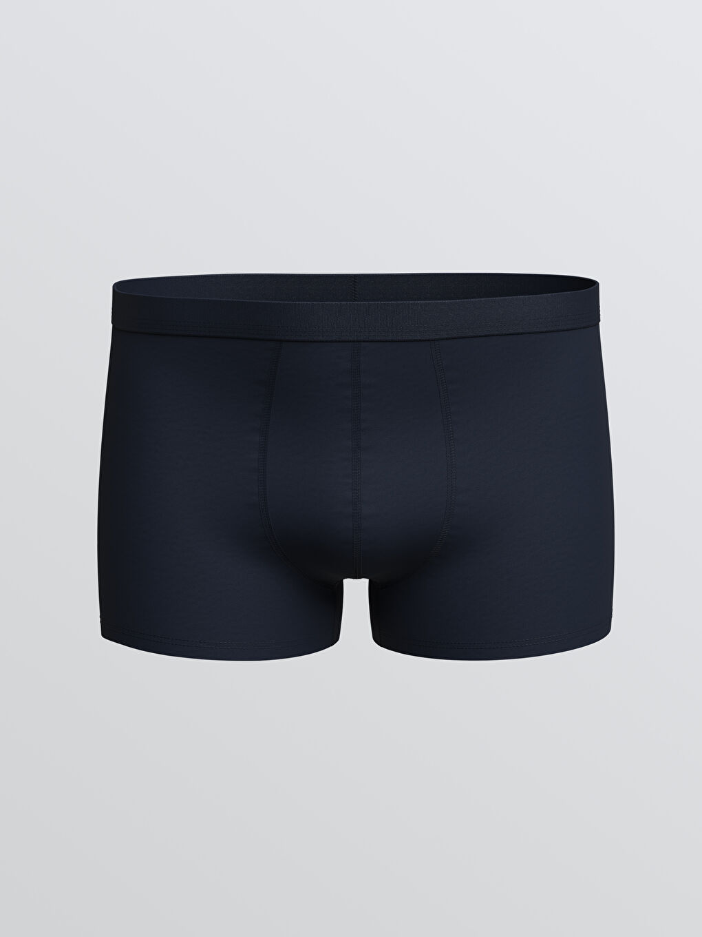 Lacivert Standart Kalıp Pamuklu Esnek  Erkek Boxer3'lü-2