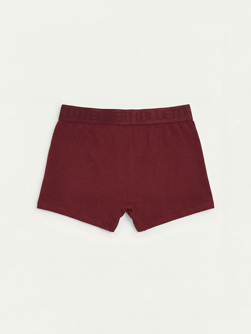 Bordo Standart Kalıp Pamuklu Esnek Erkek Boxer 3'lü-2