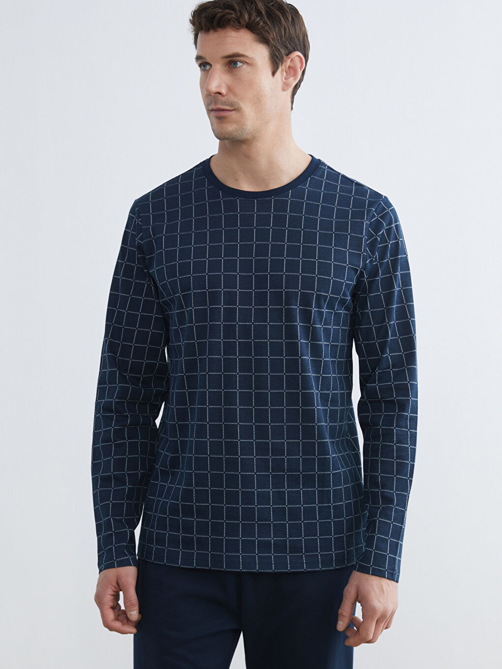 TAMNO PLAVA Pidžama komplet Muškarac-1