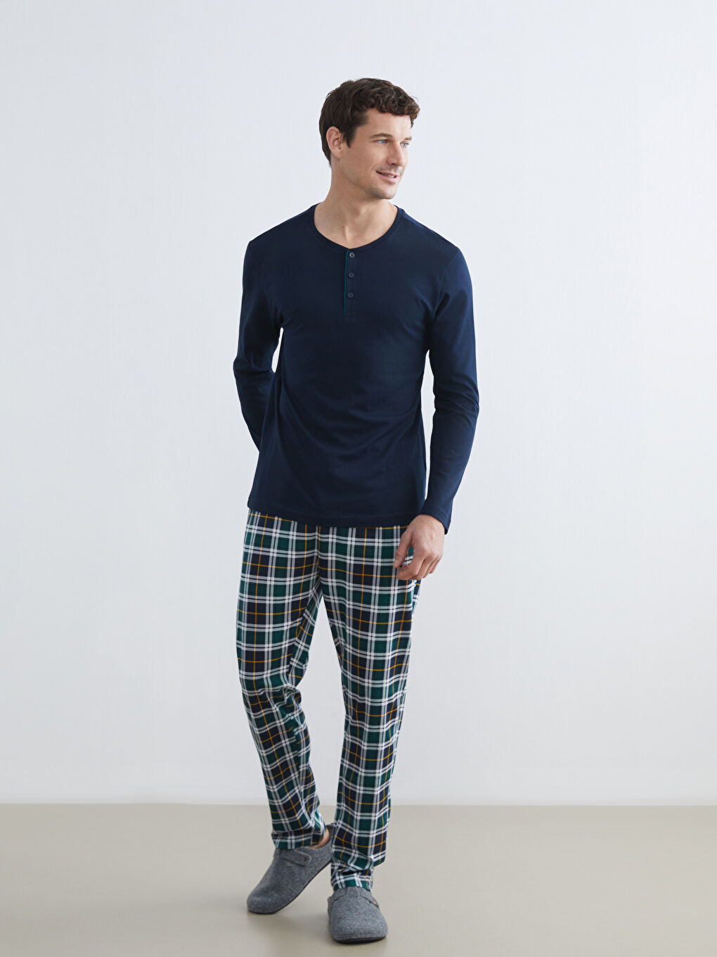 TAMNO PLAVA Pidžama komplet Muškarac