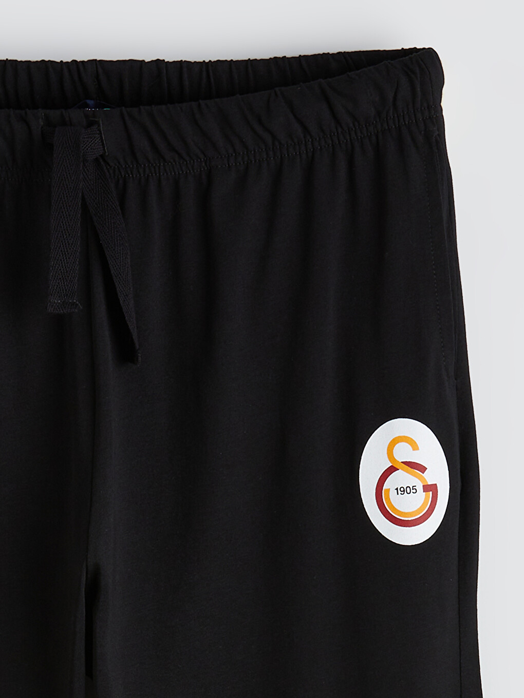 Siyah Regular Fit Galatasaray Baskılı Erkek Pijama Alt-1