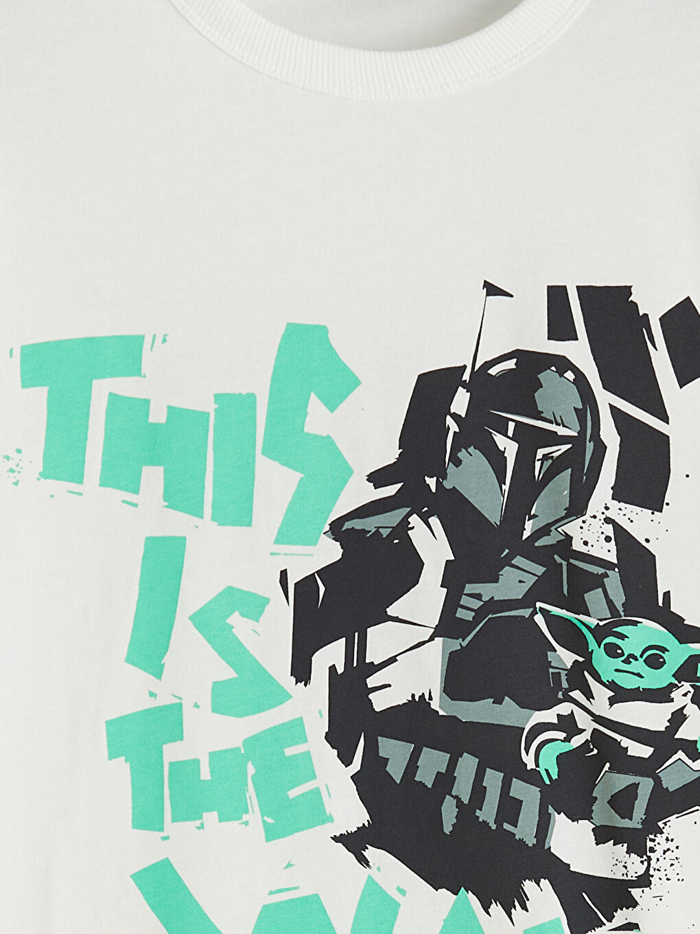 The Mandalorian Baskılı Erkek Çocuk Tişört-1