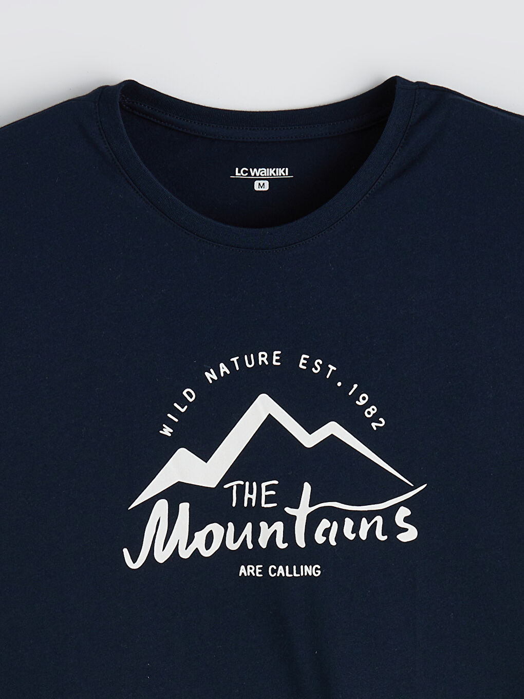 Lacivert Standart Kalıp Baskılı Erkek Pijama Takım-7