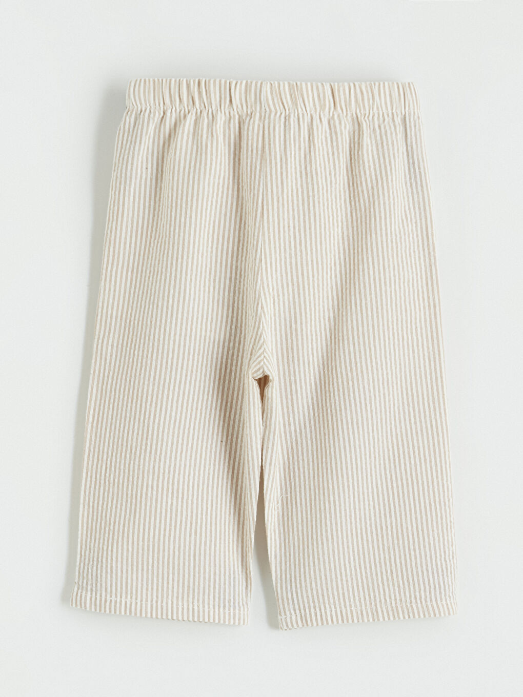 Kahverengi Geniş Paça Kız Bebek Pantolon-1