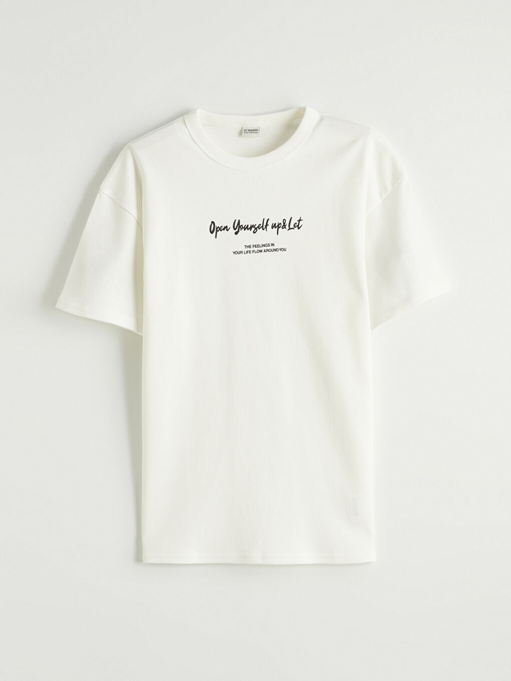 Crew Neck Printed Boys' T-Shirt