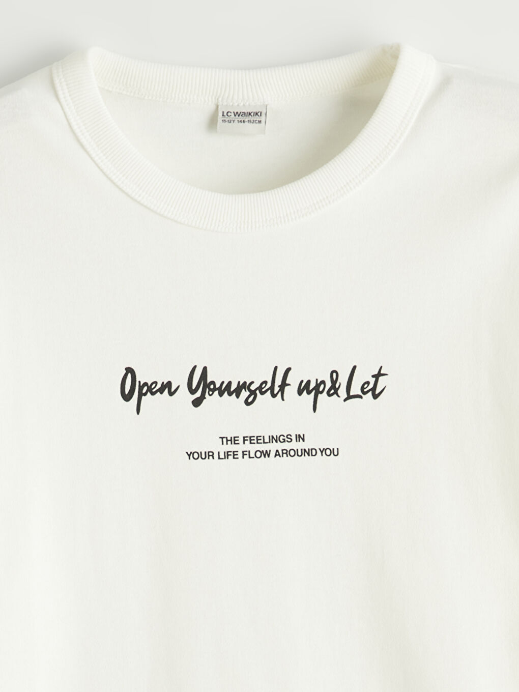 Crew Neck Printed Boys' T-Shirt-1