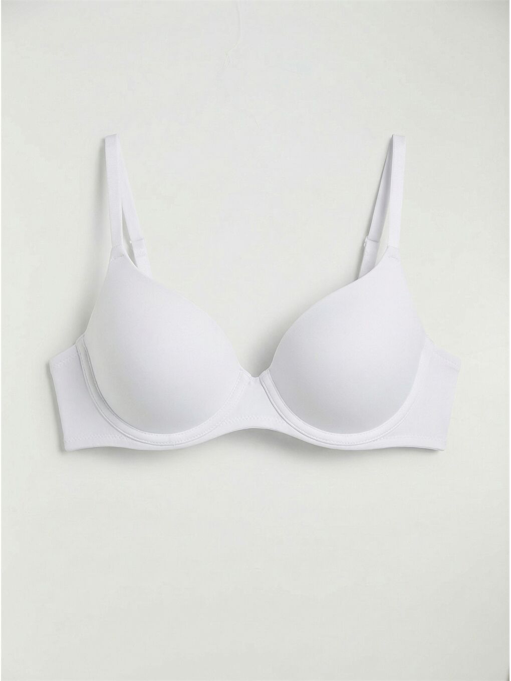 Beyaz Balenli Dolgusuz İlk Sütyen