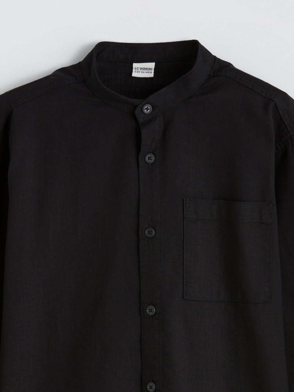 Mandarin Collar Shirt for Boys-1