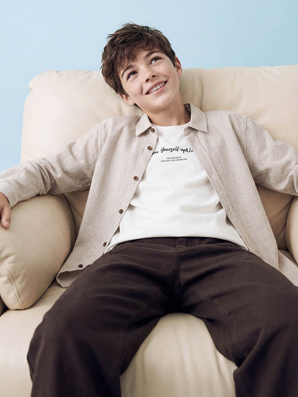 قميص مُخَطَّط للأولاد-1