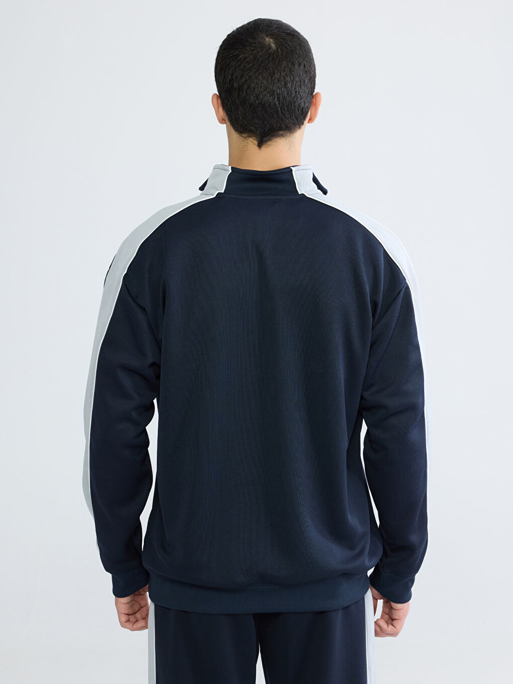 Lacivert New York Baskılı Erkek Sweatshirt-3