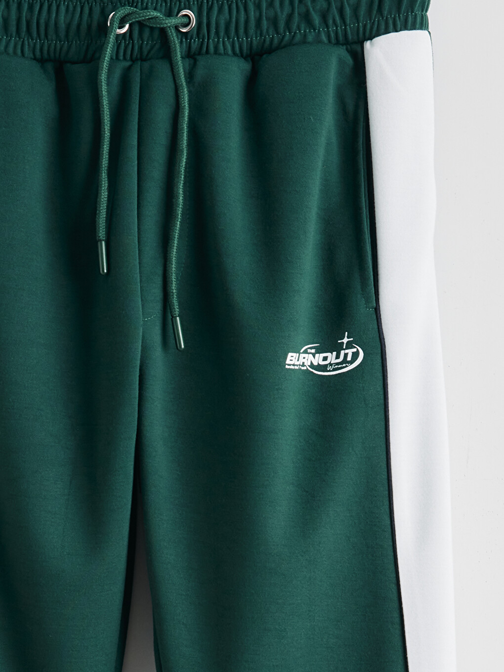 Yeşil Standart Kalıp Erkek Jogger Eşofman Altı-5