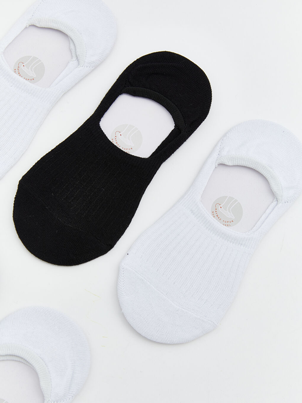 Beyaz Kız Çocuk Babet Çorap 5'li-2