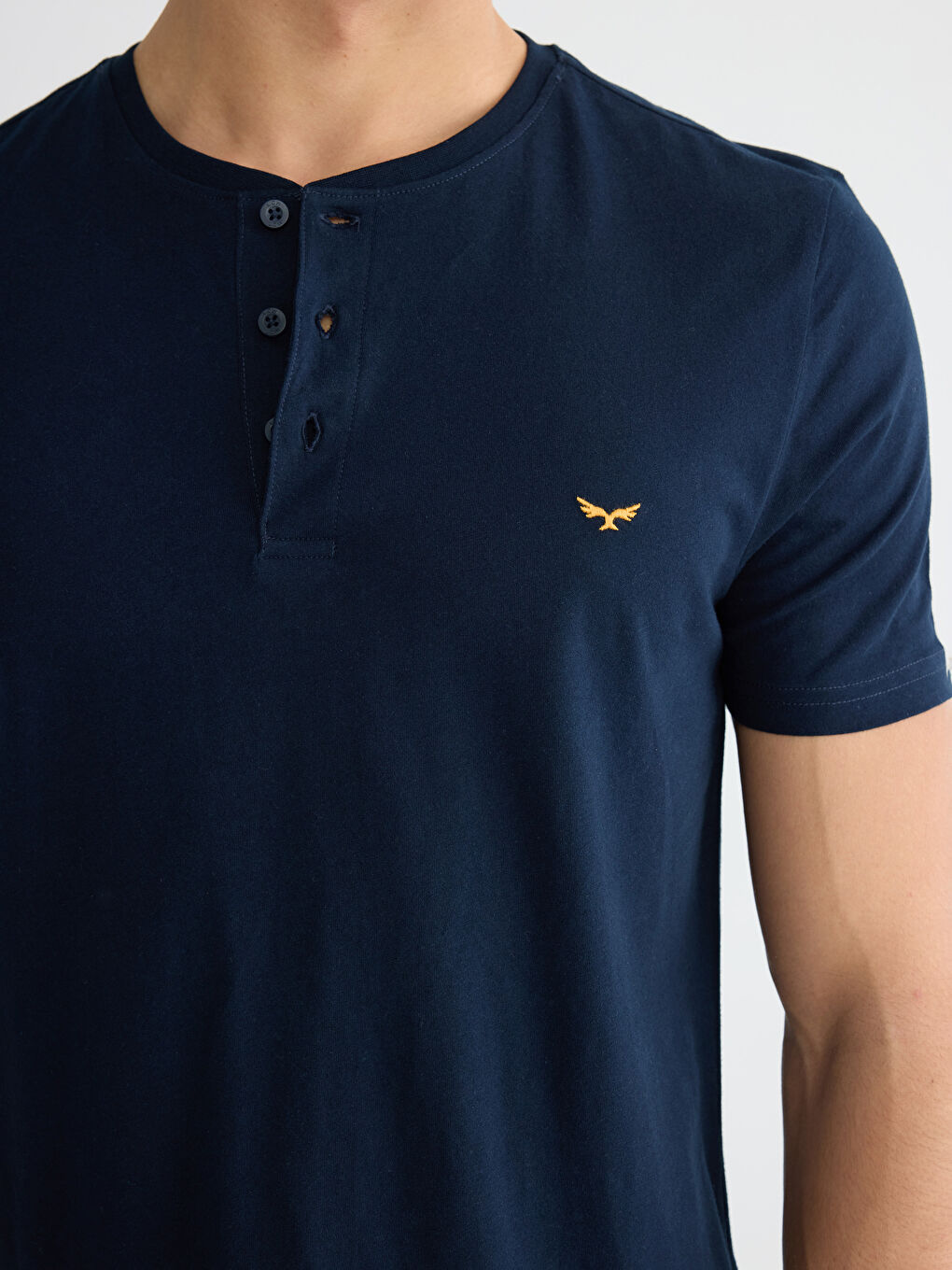 طقم بيجامة قصيرة للرجال بحجم عادي-2