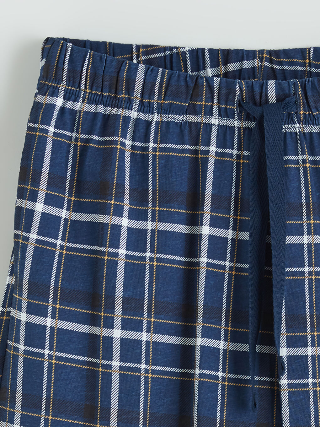 طقم بيجامة قصيرة للرجال بحجم عادي-8