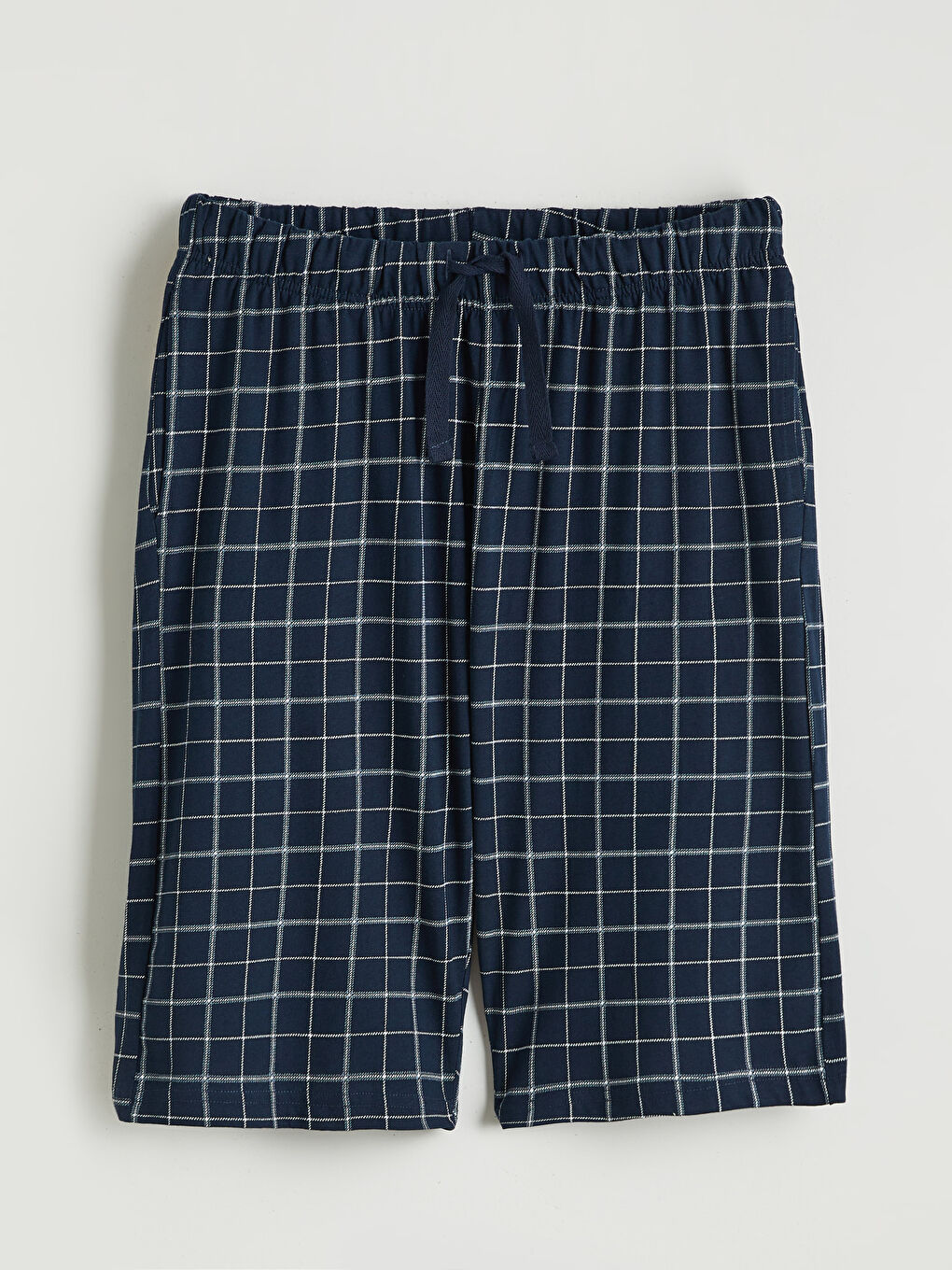 Lacivert Standart Kalıp Erkek Şortlu Pijama Takımı-6