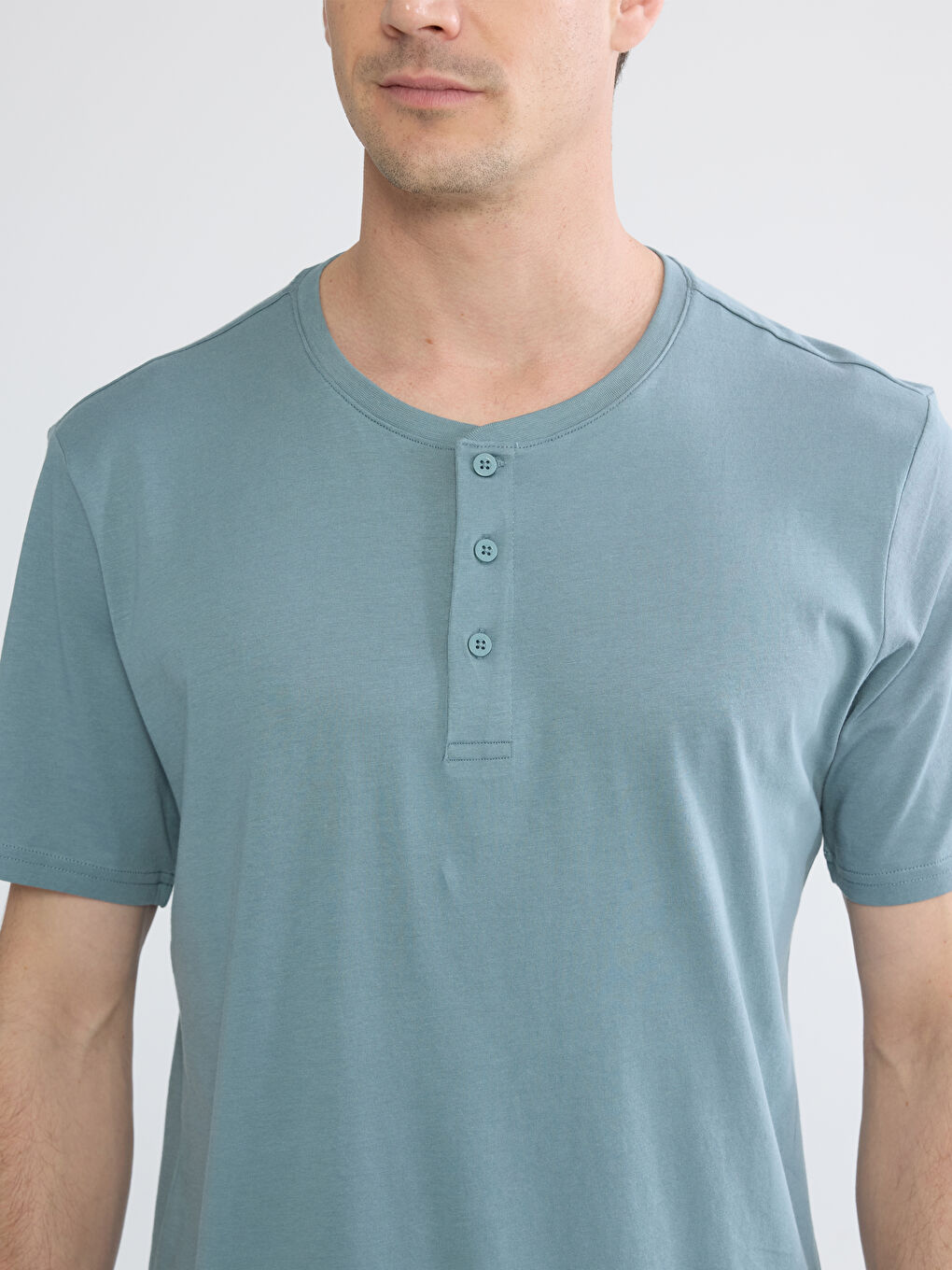 Lacivert Standart Kalıp Erkek Pijama Takımı-2