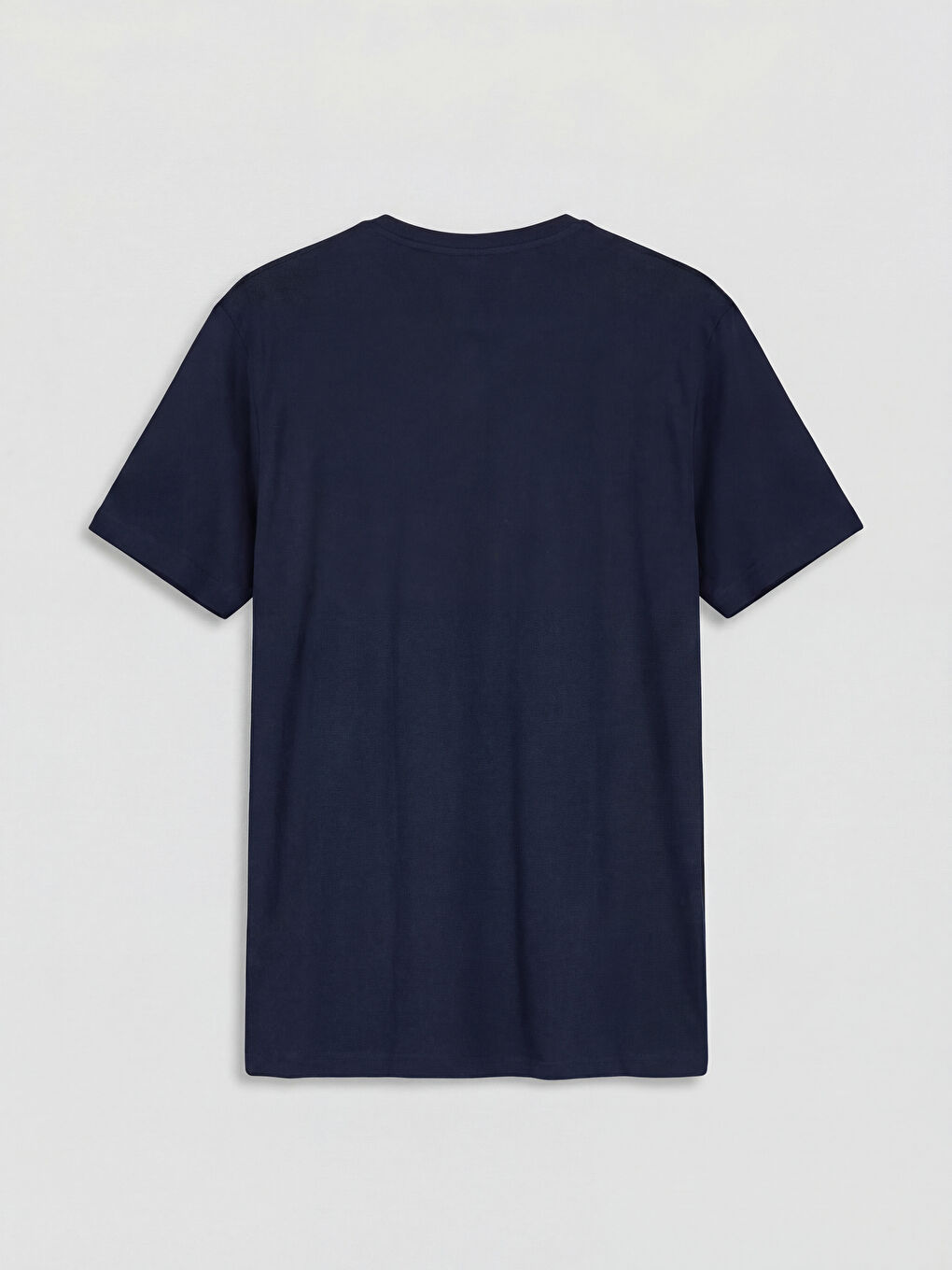 Lacivert Standart Kalıp Baskılı Erkek Pijama Takım-2