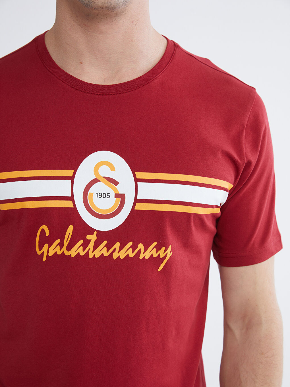 Kırmızı Standart Kalıp Galatasaray Baskılı Erkek Pijama Takım-2