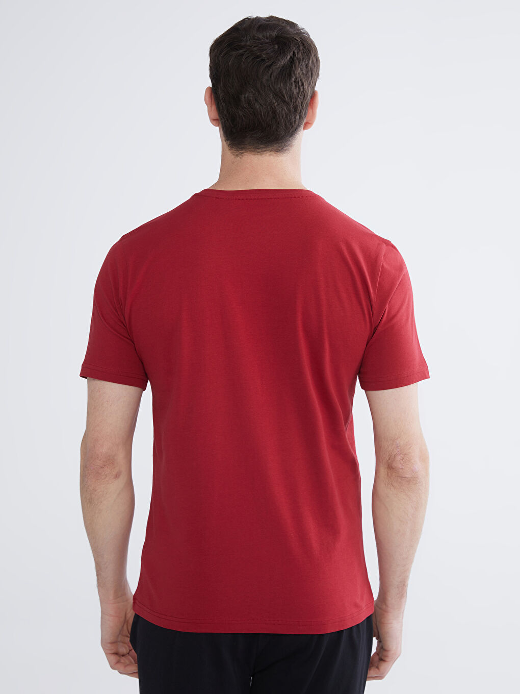 Kırmızı Standart Kalıp Galatasaray Baskılı Erkek Pijama Takım-3