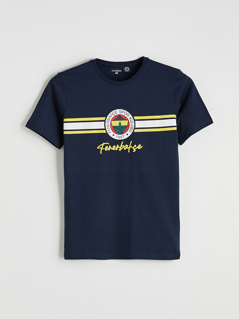 Lacivert Fenerbahçe Baskılı Penye Erkek Pijama Takımı-1