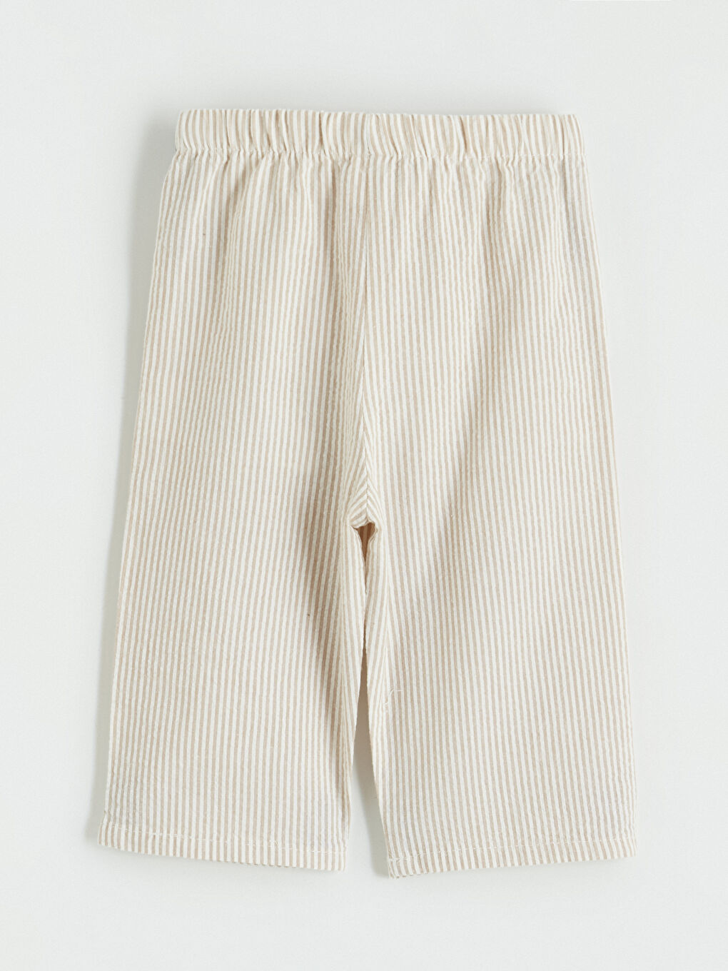 Ekru Bisiklet Yaka Kız Bebek Bluz ve Pantolon-6