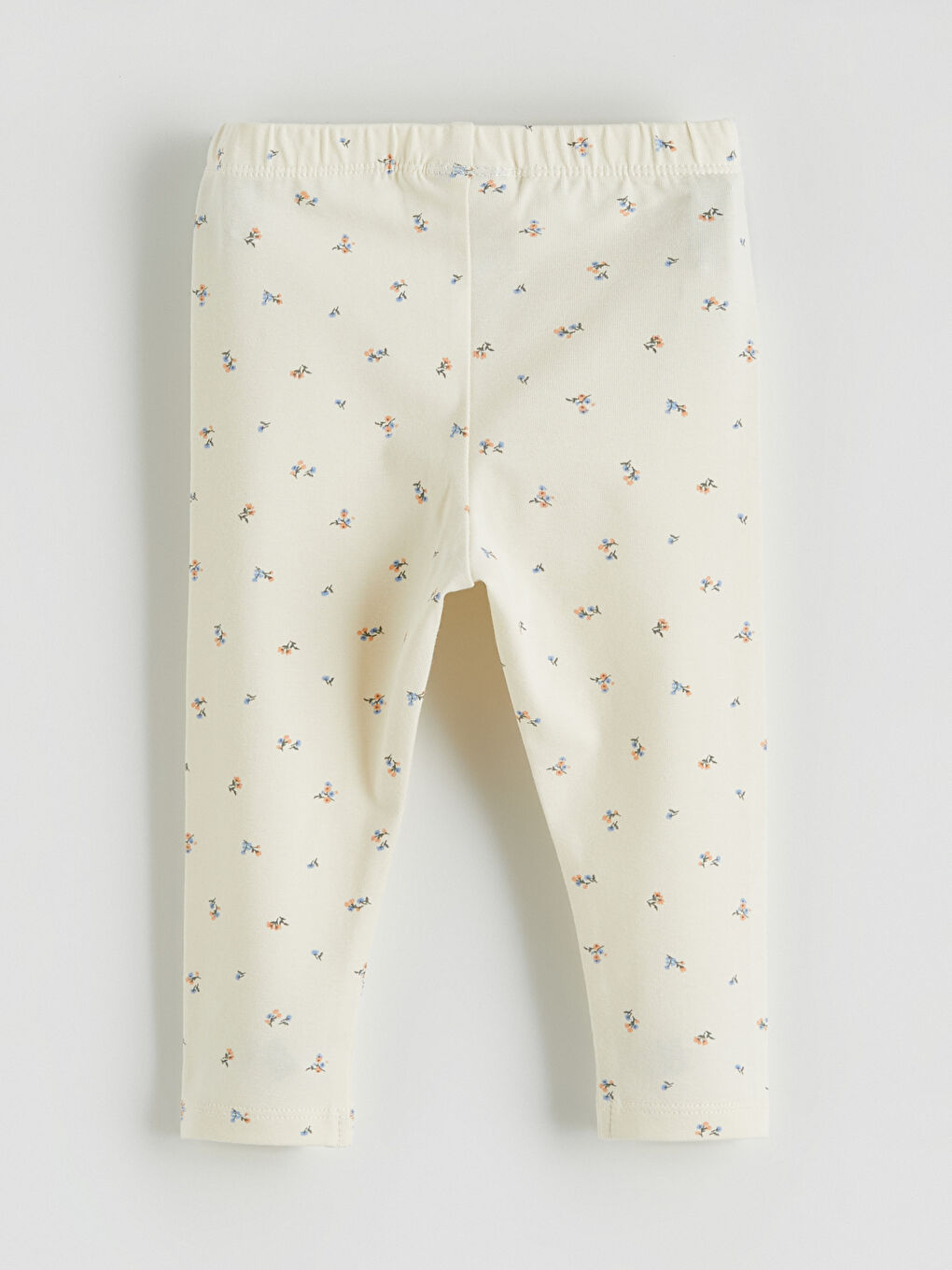 Mavi Çiçekli Kız Bebek Bluz ve Tayt-6