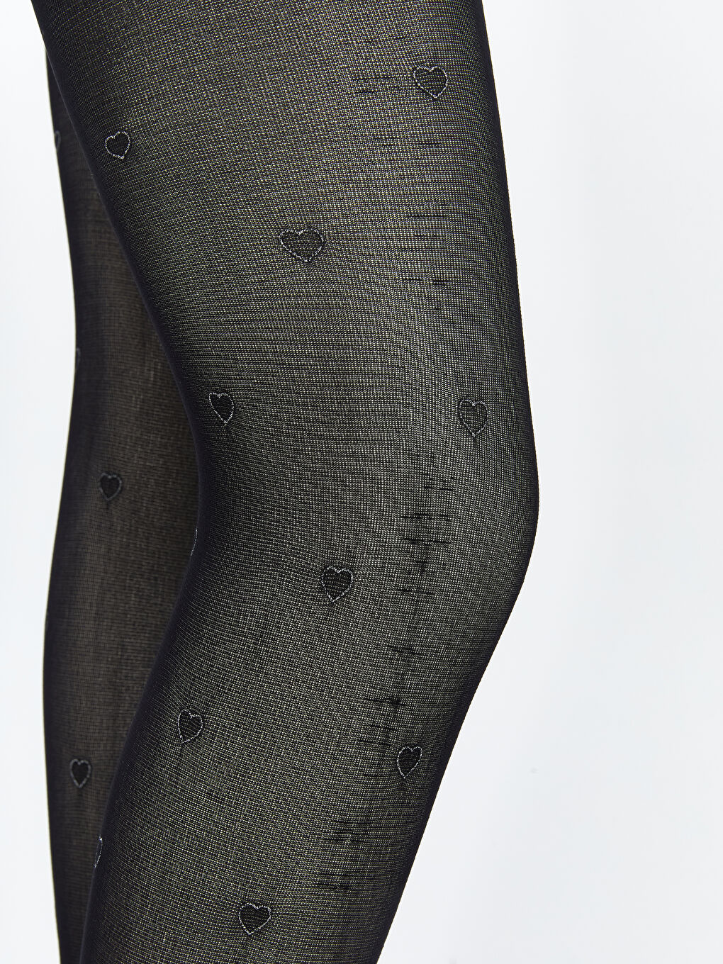 Siyah Desenli Kız Çocuk İnce Külotlu Çorap 2'li-3