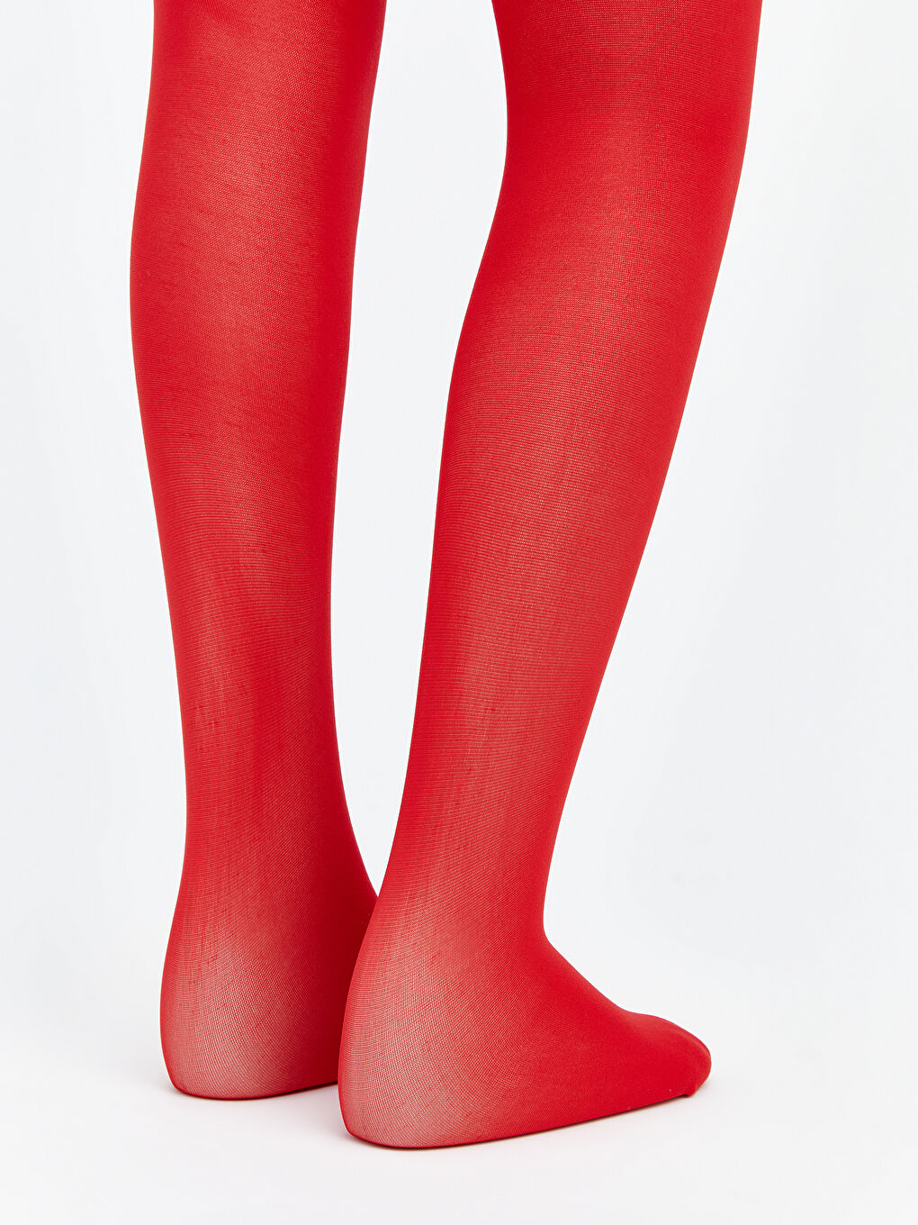 Kırmızı Kız Çocuk İnce Külotlu Çorap 2'li-4