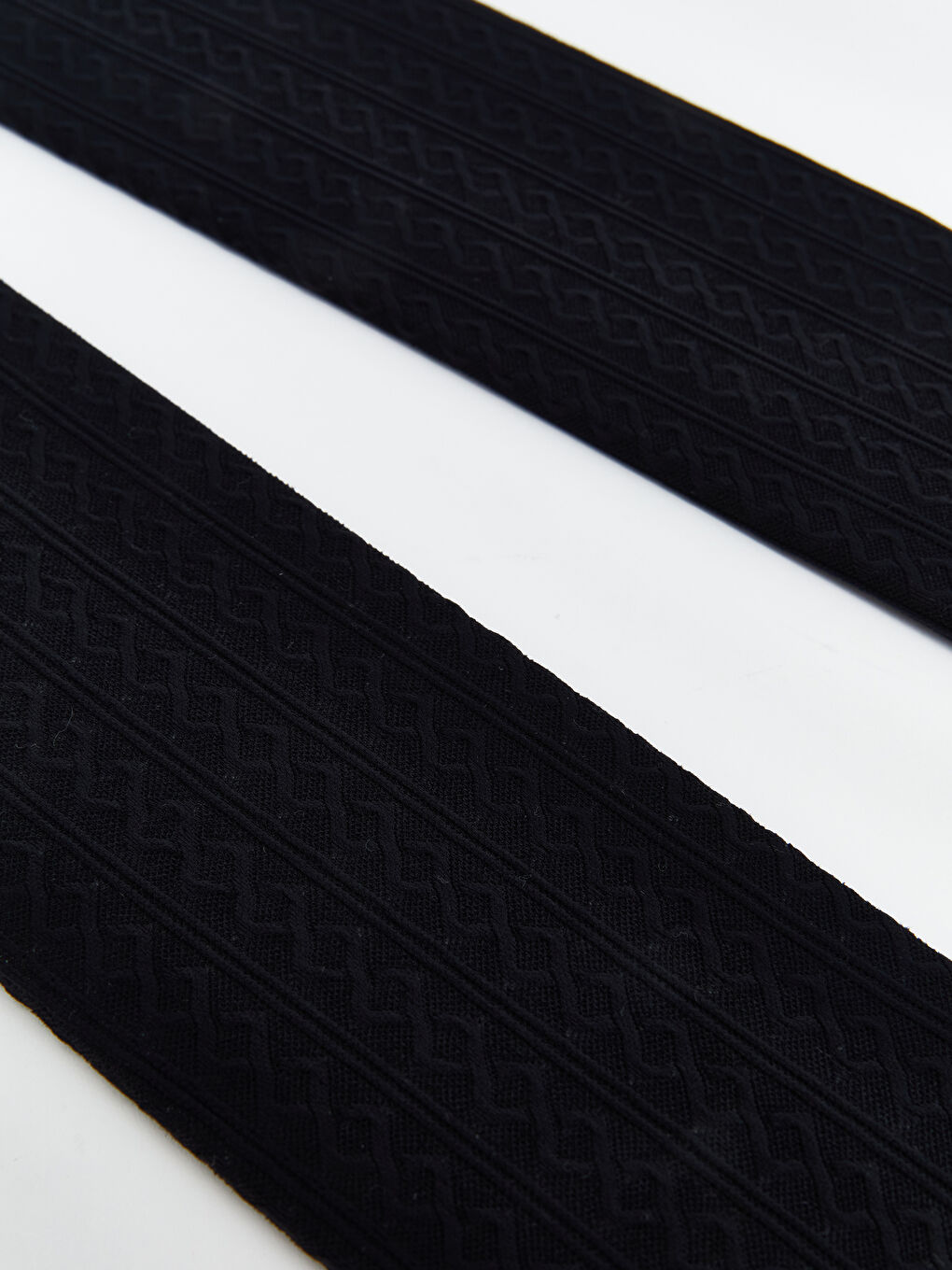 Ekru Desenli Kız Çocuk Külotlu Çorap 2'li-2