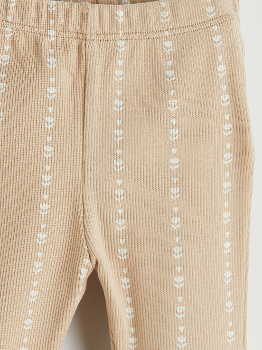 Ekru Bebe Yaka Kız Bebek Gömlek ve Tayt-6