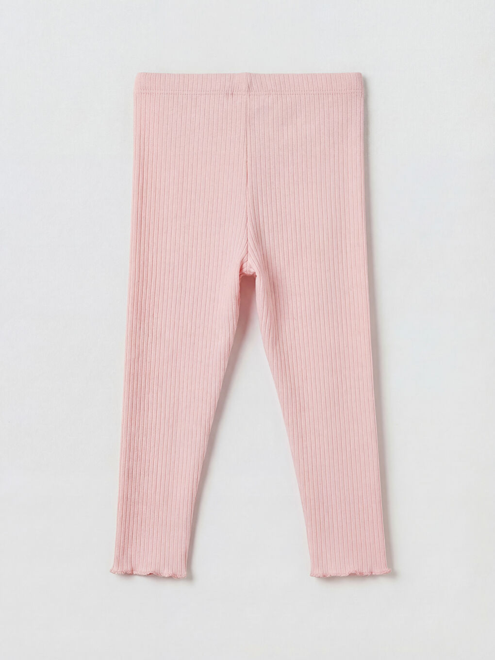Pembe Bisiklet Yaka Fiyonklu Kız Bebek Bluz ve Tayt-4