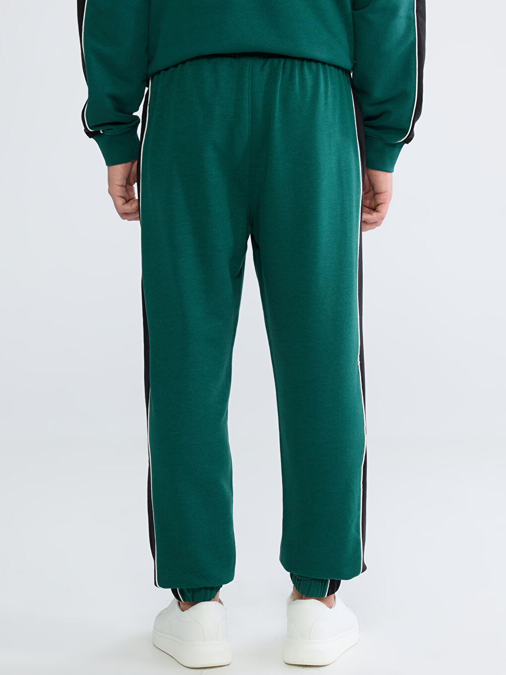 Yeşil Standart Kalıp Erkek Jogger Eşofman Altı-3