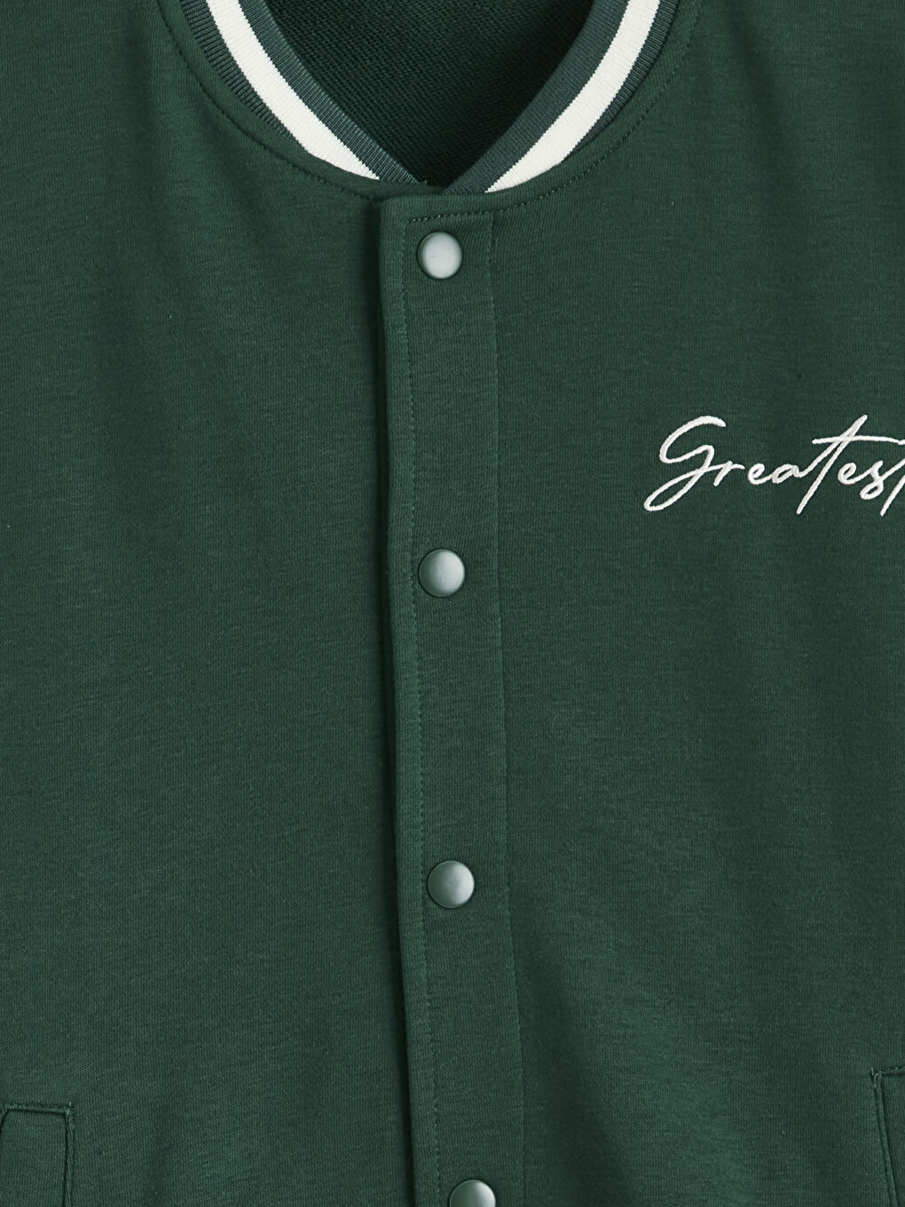 Yeşil Baskılı Erkek Çocuk Kolej Ceket-1