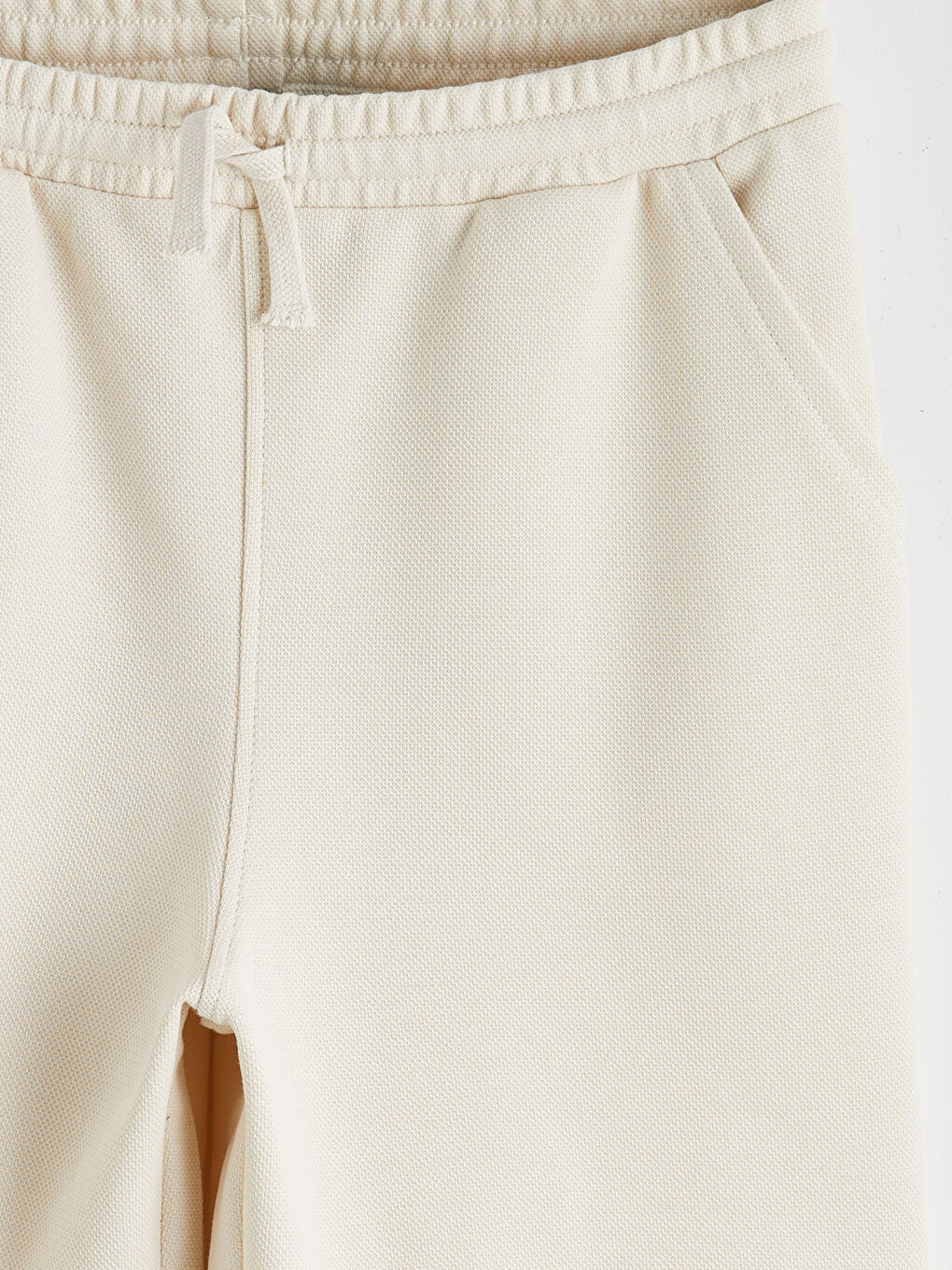 Bej Beli Lastikli Erkek Çocuk Şort-2