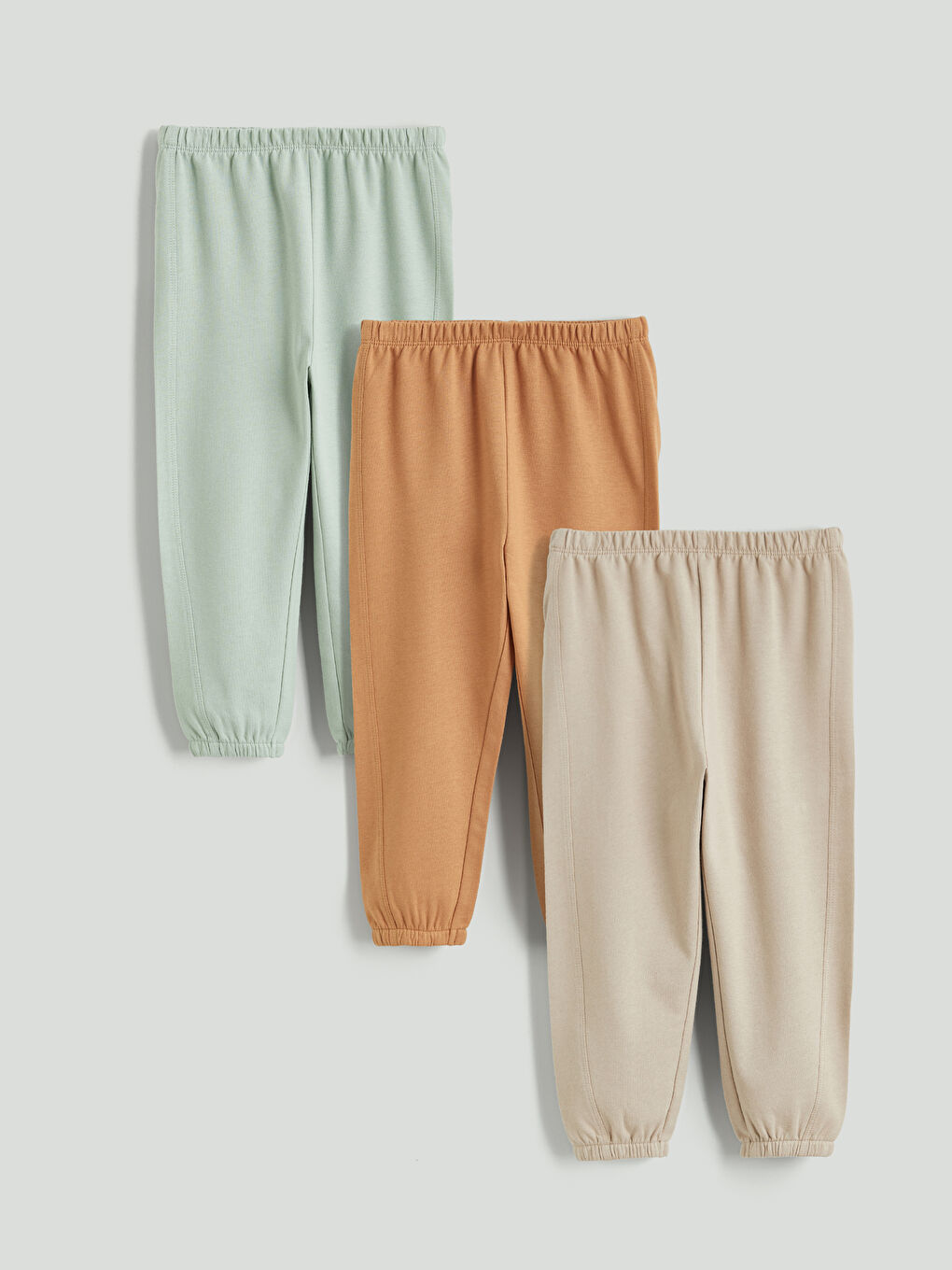 Bej Beli Lastikli Erkek Bebek Eşofman Altı