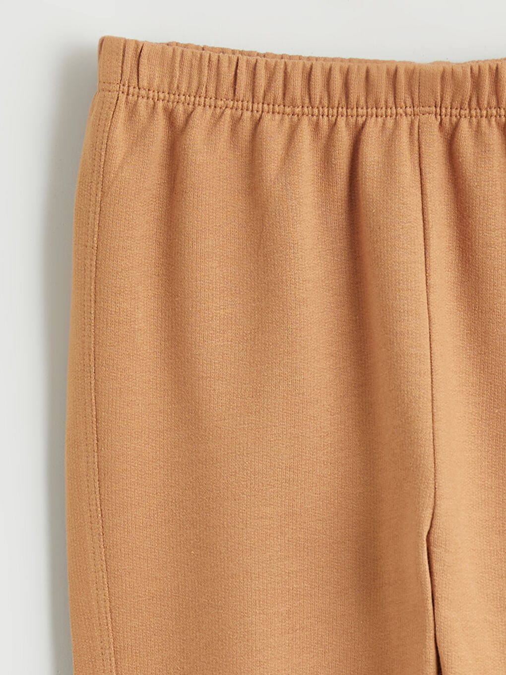 Bej Beli Lastikli Erkek Bebek Eşofman Altı-4