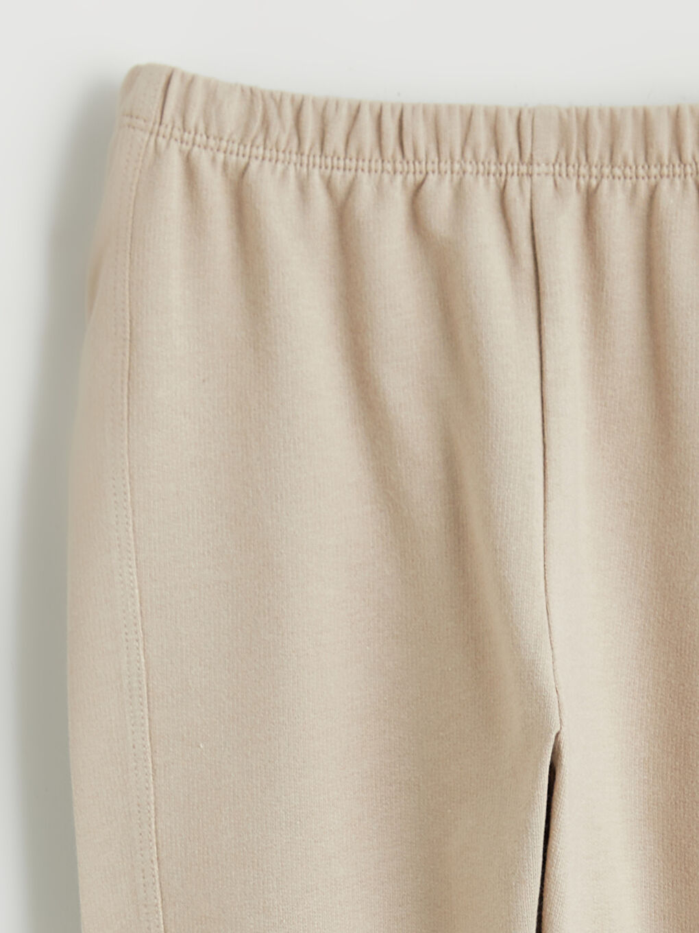 Bej Beli Lastikli Erkek Bebek Eşofman Altı-6