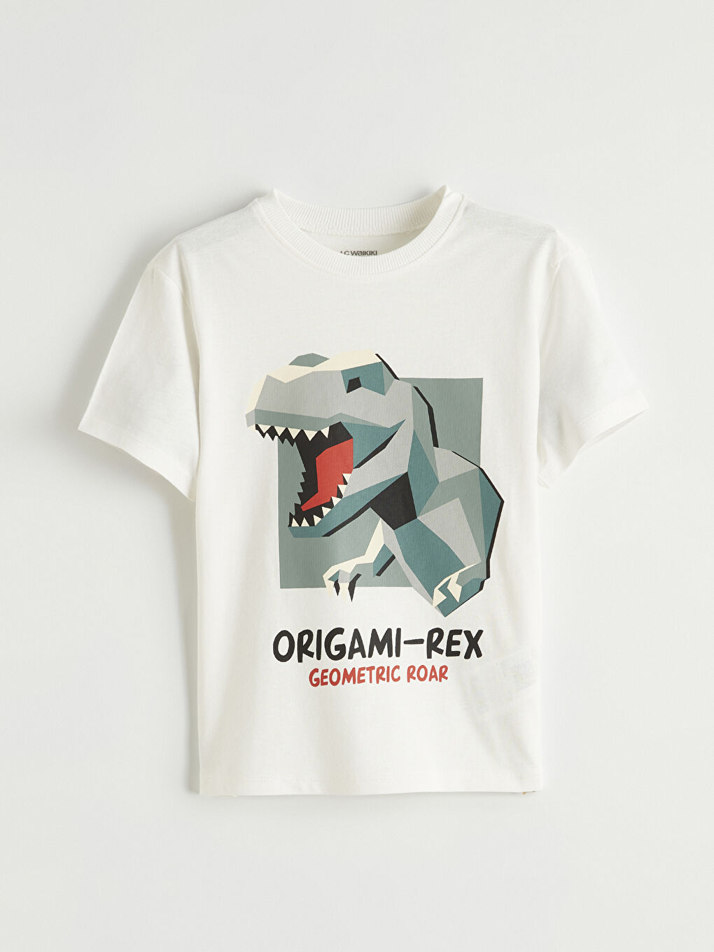 Ekru Baskılı Erkek Çocuk Tişört 4'lü-1